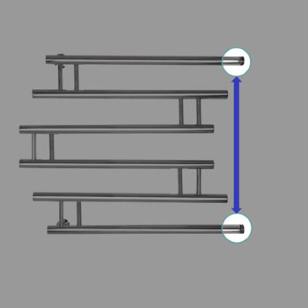 Полотенцесушитель водяной Energy Modern 600x700