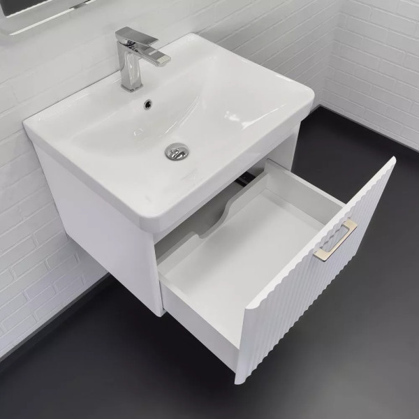 Тумба подвесная Comforty Ангара 600x470x460 белый матовый (00-00017871)