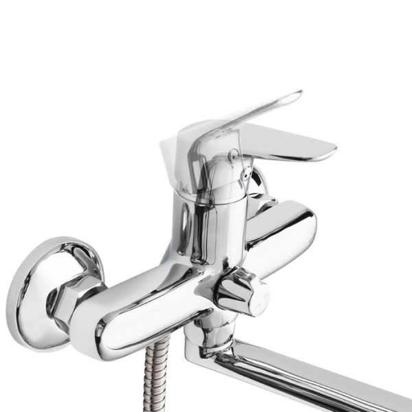 Смеситель для ванны и душа Iddis Zodiac с душевым комплектом (ZODSBL2i10)