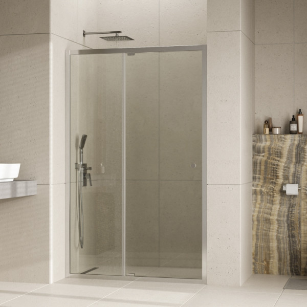 Душевая дверь WasserKRAFT Aula 120х190 стекло прозрачное, профиль хром (11P05) Душевая дверь WasserKRAFT Aula 120х190 стекло прозрачное, профиль хром (11P05)