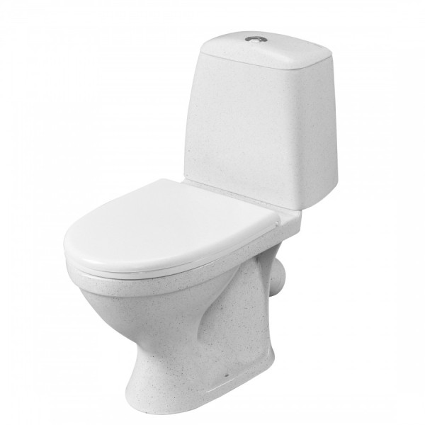 Унитаз-компакт Santeri Соната крап на белом 370x680x760 с сиденьем полипропилен крап на белом (1.P201.2.S01.00B.F)