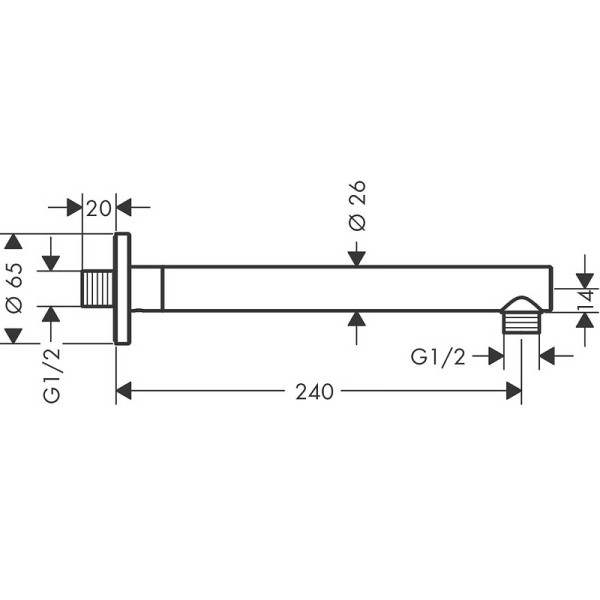 Держатели для душа Hansgrohe Vernis Blend черный (27809670) Держатели для душа Hansgrohe Vernis Blend черный (27809670)