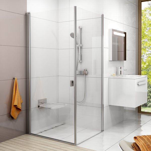 Душевое ограждение Ravak Chrome 90x195 стекло прозрачное, профиль хром (9QV70C0Z1) Душевое ограждение Ravak Chrome 90x195 стекло прозрачное, профиль хром (9QV70C0Z1)