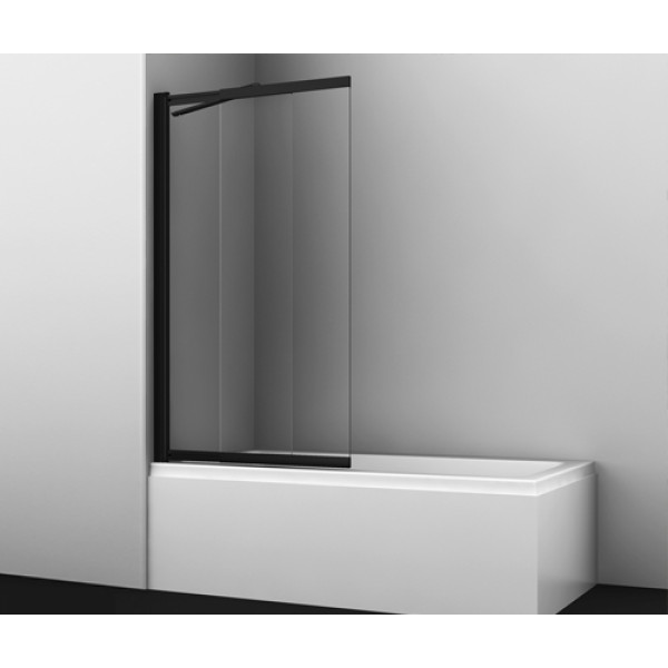 Душевая шторка для ванн WasserKRAFT Dill 100х140 стекло прозрачное, профиль черный (61S02-100 Fixed) Душевая шторка для ванн WasserKRAFT Dill 100х140 стекло прозрачное, профиль черный (61S02-100 Fixed)