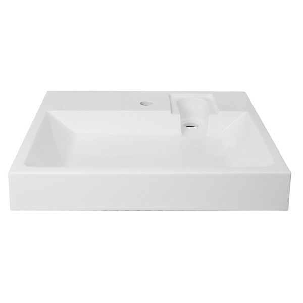 Раковина над стиральной машиной Azario 595x49x75 с сифоном белая (CS00082280)