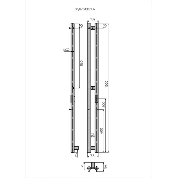 Полотенцесушитель электрический Indigo Style 1200x100 скрытый монтаж, универсальное подключение, хром (LSE120-10Rt) Полотенцесушитель электрический Indigo Style 1200x100 скрытый монтаж, универсальное подключение, хром (LSE120-10Rt)