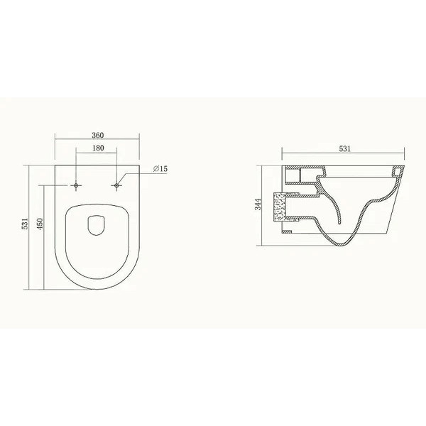 Инсталляция с унитазом Aquatek Бетта рама Standard INS-0000012(без клавиши и крепежа)+унитаз Бетта AQ1253W-00 с тонким сиденьем soft-close (