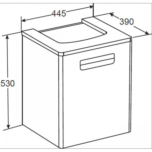 Тумба подвесная Roca The Gap Original 445x391x530 белый (Z.RU93.0.288.0) Тумба подвесная Roca The Gap Original 445x391x530 белый (Z.RU93.0.288.0)