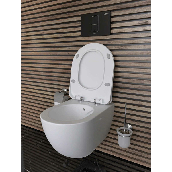 Унитаз подвесной с биде Creavit Free 35,3x51x34,2 белый матовый (FE322-00MB00E-0000) Унитаз подвесной с биде Creavit Free 35,3x51x34,2 белый матовый (FE322-00MB00E-0000)