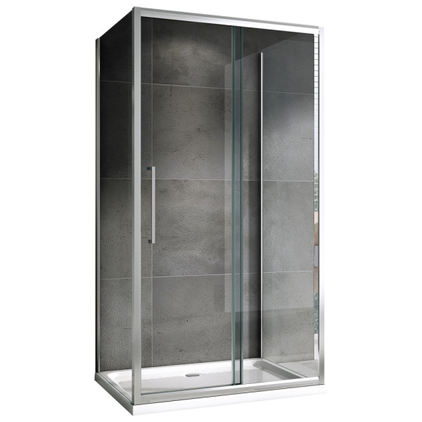 Душевой уголок Abber Schwarzer Diamant 50x50x195 стекло прозрачное, профиль хром (AG30160H-S50-S50) Душевой уголок Abber Schwarzer Diamant 50x50x195 стекло прозрачное, профиль хром (AG30160H-S50-S50)