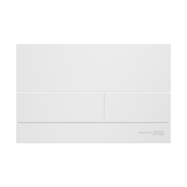 Инсталляция для унитаза WasserKRAFT Aller с клавишей смыва белая матовая (10TLT.010.ME.WM04)