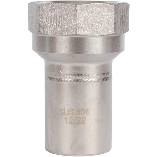 Вставка резьбовая 35х1 1/4"В Rommer из нержавеющей стали (пресс) (RSS-0023-035114) Вставка резьбовая 35х1 1/4"В Rommer из нержавеющей стали (пресс) (RSS-0023-035114)