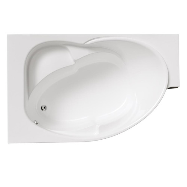 Ванна акриловая 1Marka One Ergonomika 158-175х110 левосторонняя белая (01эрг17511л)