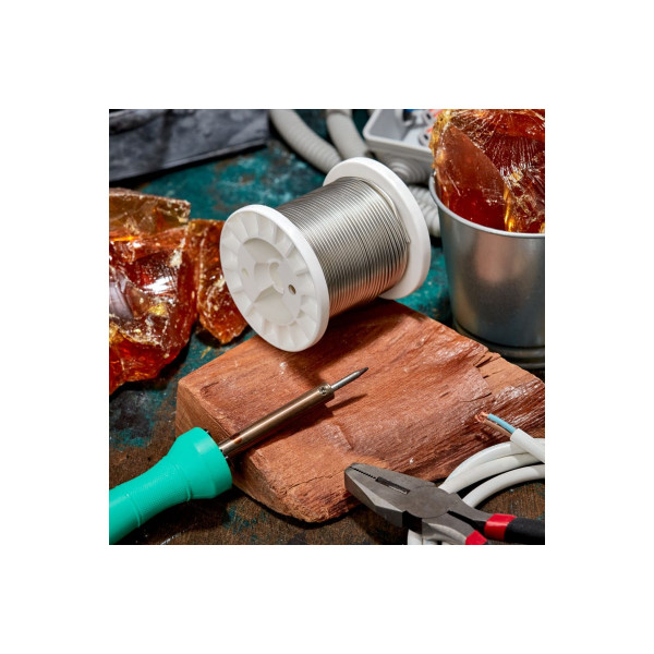 Припой мягкий бессвинцовый Rexant ПОМ-3 500 г 2 мм (олово 97%, медь 3%, катушка) (09-3507) Припой мягкий бессвинцовый Rexant ПОМ-3 500 г 2 мм (олово 97%, медь 3%, катушка) (09-3507)