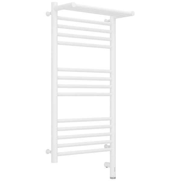 Полотенцесушитель электрический Сунержа Богема 3.0 800x400 с полочкой провод справа матовый белый (30-5807-8040) Полотенцесушитель электрический Сунержа Богема 3.0 800x400 с полочкой провод справа матовый белый (30-5807-8040)