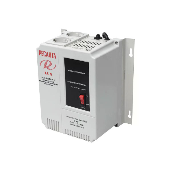 Стабилизатор напряжения Ресанта LUX АСН-2000Н/1-Ц (63/6/15)