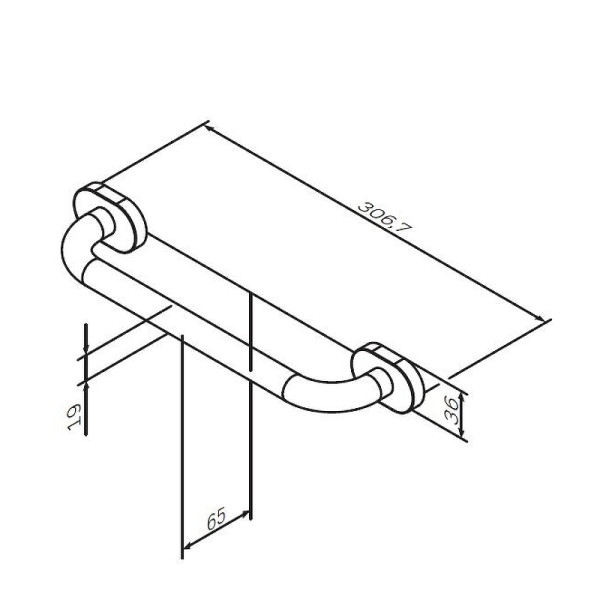 Поручень AM.PM Like (A7432500) Поручень AM.PM Like (A7432500)