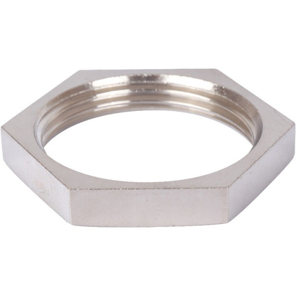 Контргайка 3/8"" Stout (никель) SFT-0060-000038 Контргайка 3/8"" Stout (никель) SFT-0060-000038