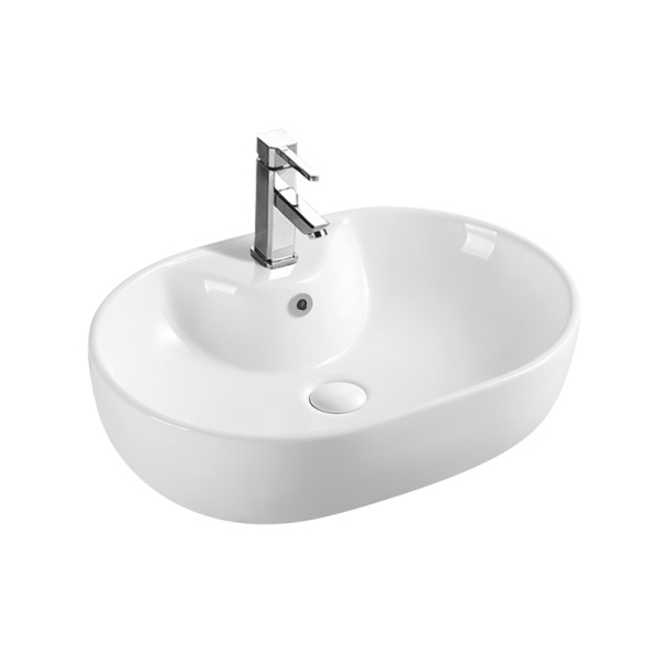 Раковина накладная Azario Orleans 60x16x42 белая (AZ-2193)