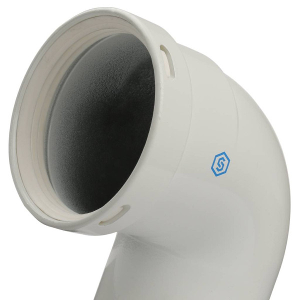 Элемент дымохода Stout отвод 90° п/м DN80 (SCA-0080-000090)