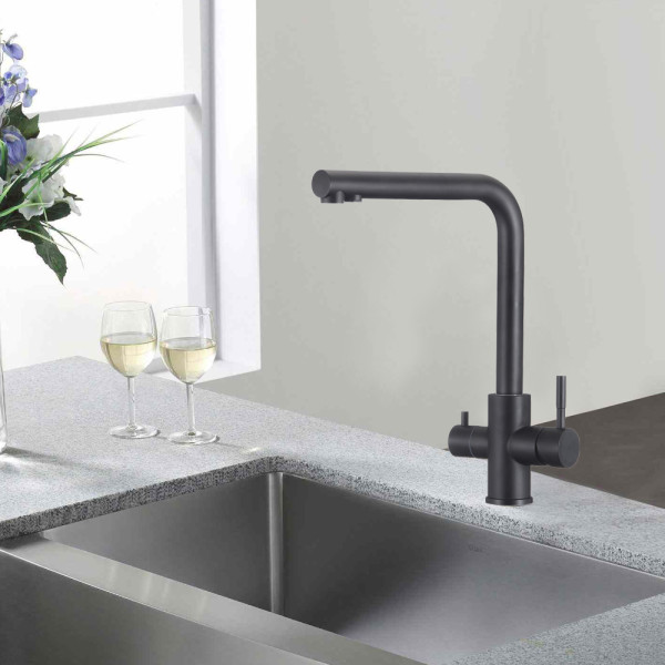 Смеситель для кухни Wesnaart Eco черный (EKO05-151Black) Смеситель для кухни Wesnaart Eco черный (EKO05-151Black)
