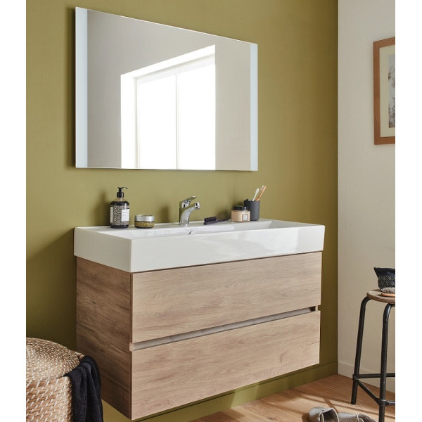 Тумба подвесная Jacob Delafon Tolbiac 98,5 дуб давос натуральный (EB2383-E75)