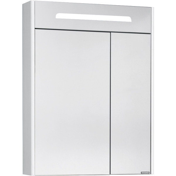 Шкаф зеркальный Aquaton Сильва 60 Дуб Полярный (1A216202SIW70)