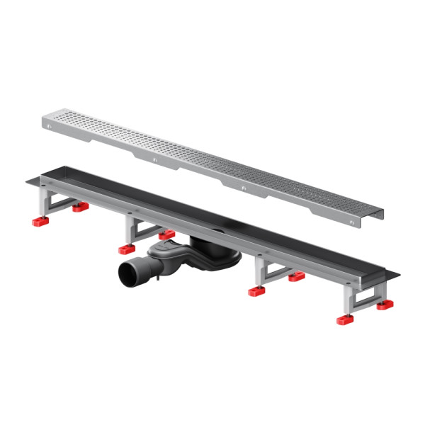 Душевой лоток AM.PM MasterFlow линейный универс затвор Cut Gradient 80 см сталь мат (W01SC-P11-080-01SB)