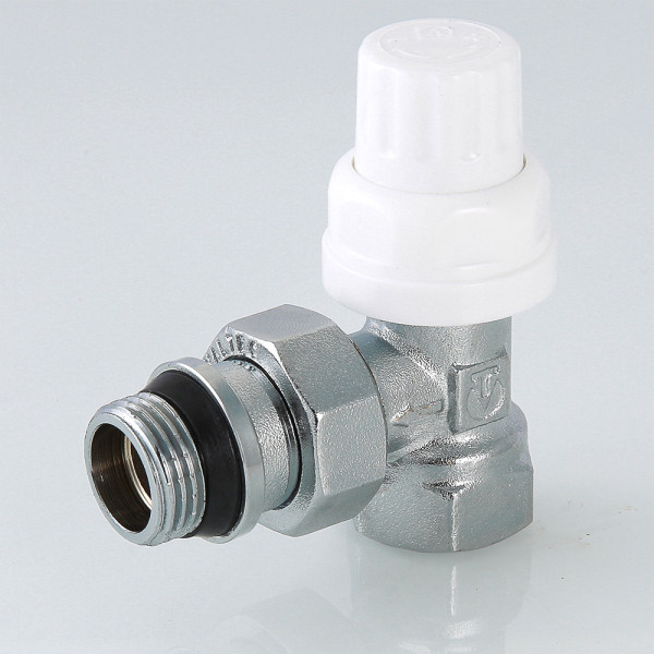 Клапан термостатический угловой 1/2" Valtec VT.031.NR (с уплотн. кольцом) (VT.031.NR.04) Клапан термостатический угловой 1/2" Valtec VT.031.NR (с уплотн. кольцом) (VT.031.NR.04)