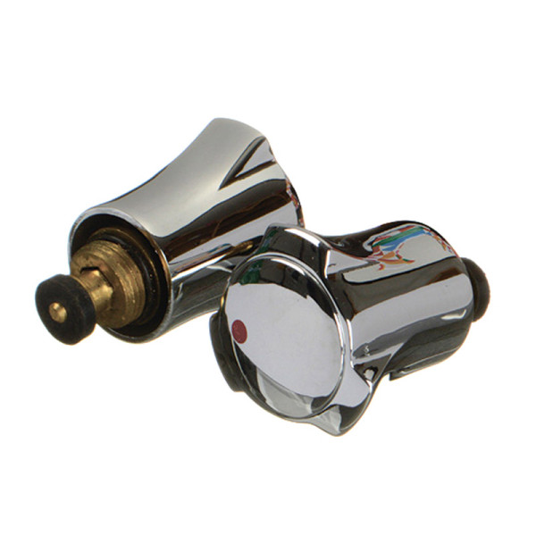 Комплект для смесителя Melodia маховик Galant + Кран-букса 1/2 8x20 рез. по 2шт (MKP12002C)