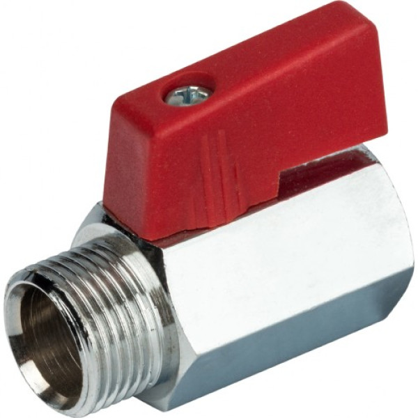 Кран 3/8" ВН шаровый Stout (мини) красный флажок SVB-0022-000010 Кран 3/8" ВН шаровый Stout (мини) красный флажок SVB-0022-000010