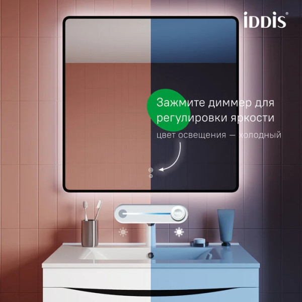Зеркало Iddis Cloud 80x30x80 (CLX80T0i98)