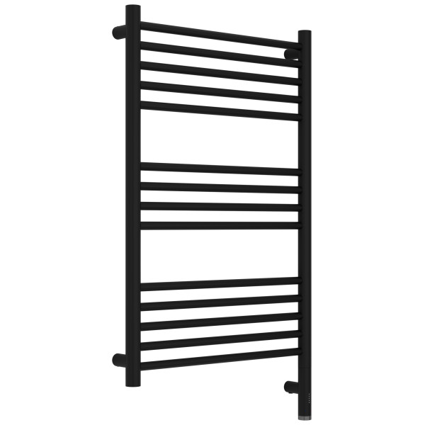 Полотенцесушитель электрический Сунержа Богема 3.1 прямая 800x500 провод справа матовый чёрный (31-6005-8050)