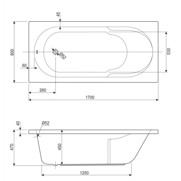 Ванна акриловая Cezares Arno 170x80x60 белый (ARNO-170-80-45-W37) Ванна акриловая Cezares Arno 170x80x60 белый (ARNO-170-80-45-W37)