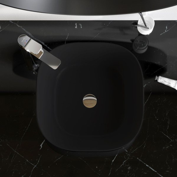 Раковина накладная AM.PM Func 43x43 черный матовый (M8FWCC30430BM) Раковина накладная AM.PM Func 43x43 черный матовый (M8FWCC30430BM)