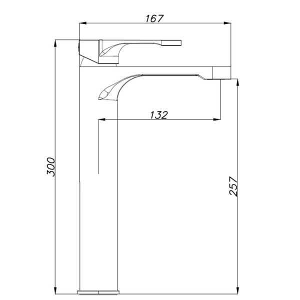 Смеситель для раковины Azario Viano хром (AZ-15834551)