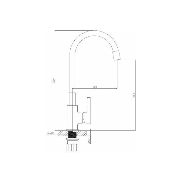 Смеситель для кухни Esko Coral с подключением к фильтру белый (CL 519 W) Смеситель для кухни Esko Coral с подключением к фильтру белый (CL 519 W)