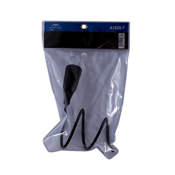 Держатель для фена Fashun L=163x135 мм цинк. сплав + SUS201 чёрный (A1828-7)