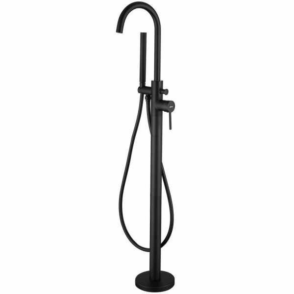 Смеситель напольный Abber Wasser Kreis черный матовый (AF8115B)