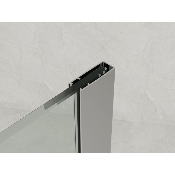 Душевое ограждение Loranto Walk-In 80x200 стекло прозрачное, профиль черный матовый (CS-W04B-80) Душевое ограждение Loranto Walk-In 80x200 стекло прозрачное, профиль черный матовый (CS-W04B-80)