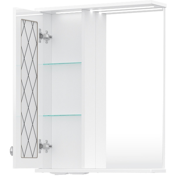 Шкаф зеркальный Volna Milena 550x700 белый (zsMLN55.L-01)