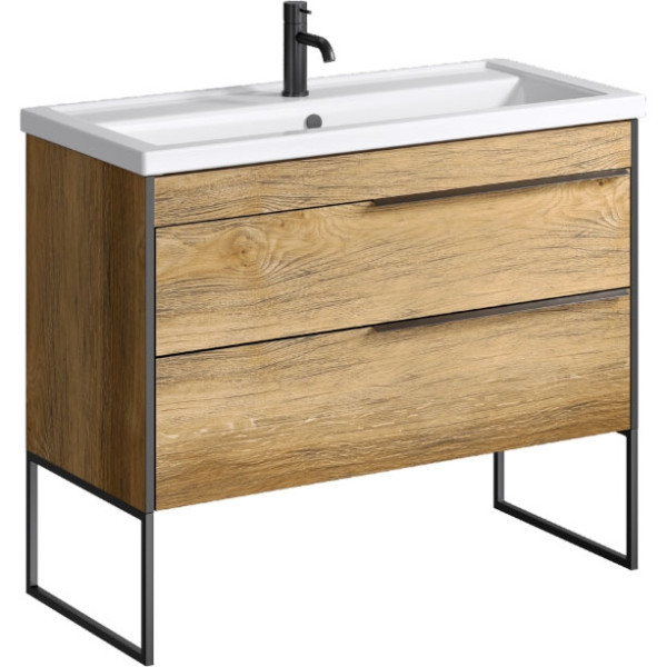 Тумба подвесная Aqwella Fargo 1000x465x600 дуб балтийский (FRG0110DB)