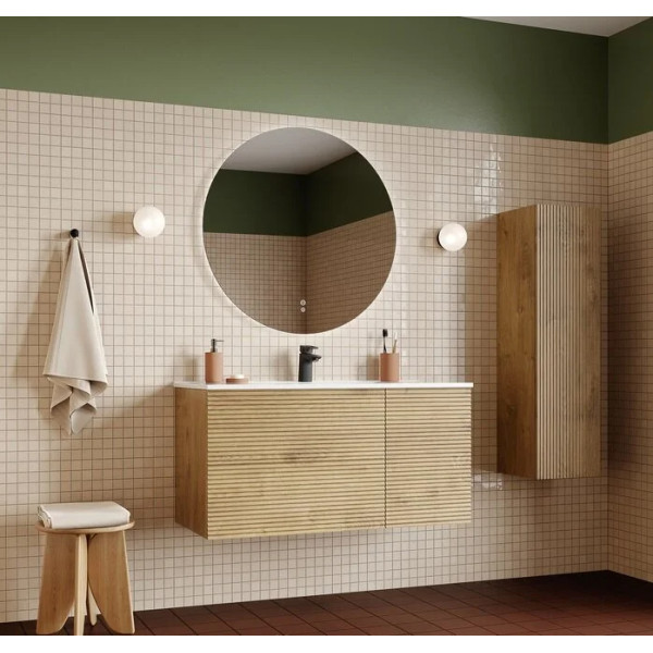 Тумба подвесная Iddis Bild 100x47x50 дуб светлый (BIL10V0i95)