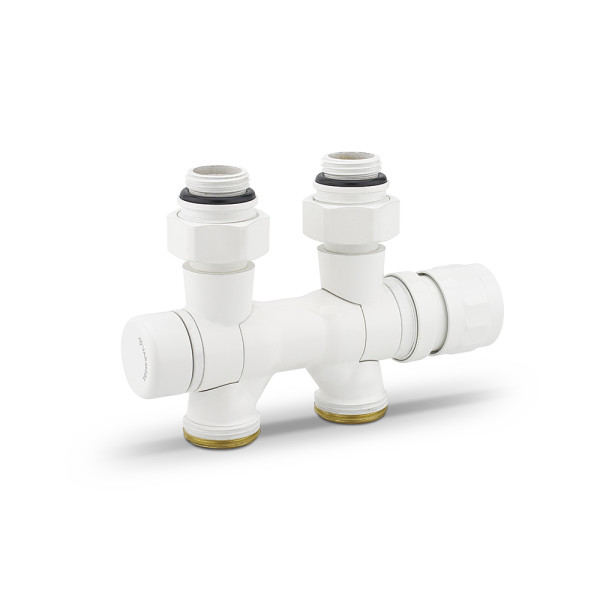 Фитинг двойной термостатический 1/2"х3/4"(18)ЕК универсальный Varmega VMDV25 (белый) (VMDV25-100415) Фитинг двойной термостатический 1/2"х3/4"(18)ЕК универсальный Varmega VMDV25 (белый) (VMDV25-100415)