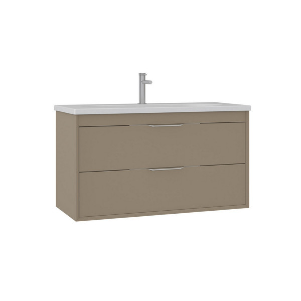 Тумба подвесная Orka Clay 1000x500x520 с раковиной sahra (5004387)