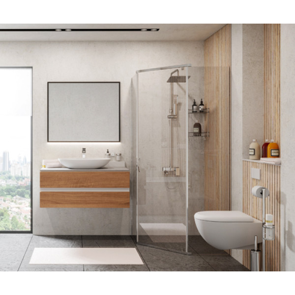 Душевой уголок Wasserkraft Leine 90х90х200 стекло прозрачное (35P11) Душевой уголок Wasserkraft Leine 90х90х200 стекло прозрачное (35P11)