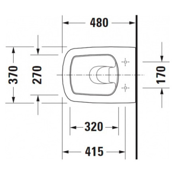 Унитаз подвесной Duravit DuraStyle Compact 480х370х400 (2539090000) Унитаз подвесной Duravit DuraStyle Compact 480х370х400 (2539090000)