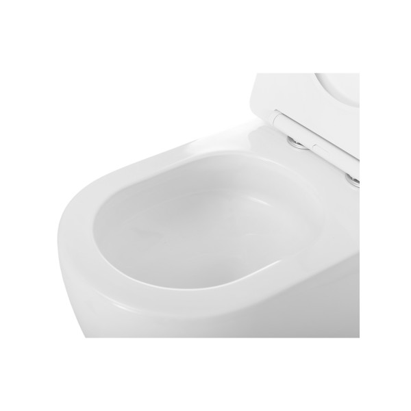 Унитаз приставной BelBagno Сфера-Р безободковый с сиденьем soft close белый (BB2141CB-TOR/SC) Унитаз приставной BelBagno Сфера-Р безободковый с сиденьем soft close белый (BB2141CB-TOR/SC)