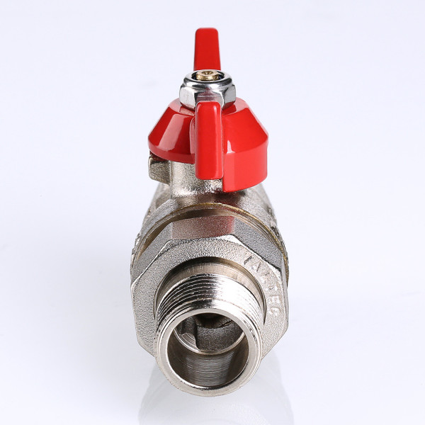 Кран 1" шаровый со сгоном Valtec Base (красная бабочка) VT.227.N.06 Кран 1" шаровый со сгоном Valtec Base (красная бабочка) VT.227.N.06