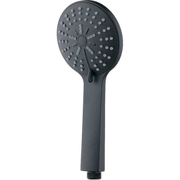 Душевая лейка Melodia 5 функций d105 L240 чёрный матовый (MKP26500_bk)
